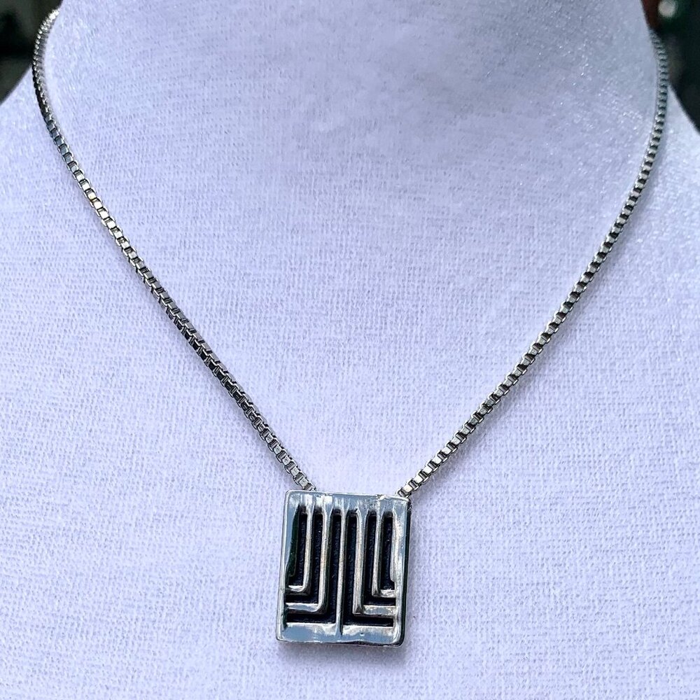 Vtg LANVIN Iconic Logo Necklace/Choker